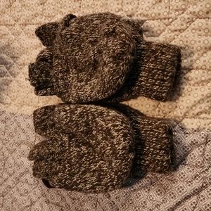 Men's thinsulate  brown mittens/gloves